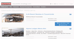 Desktop Screenshot of baustelle.strabag.com